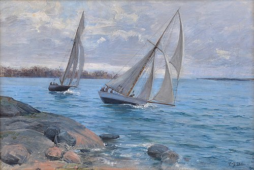 Sailing, 1890, Elin Danielson-Gambogi