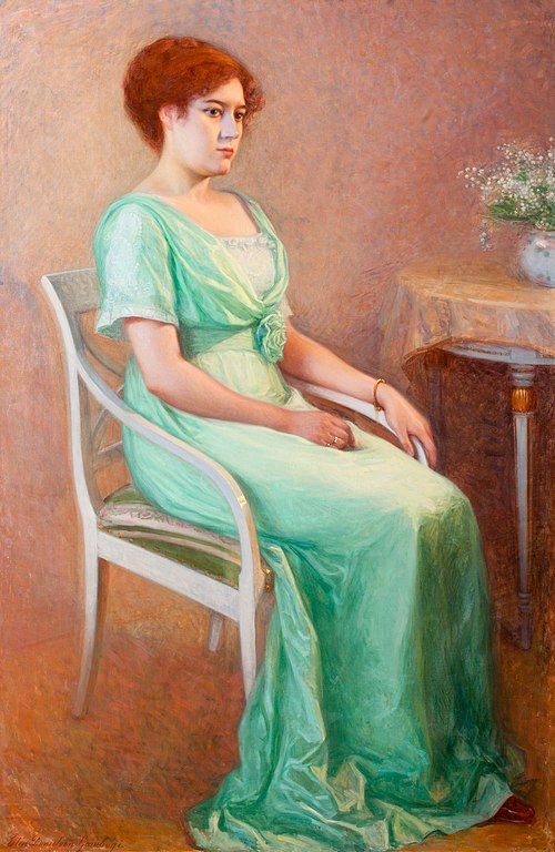Portrait of a young woman, 1911, Elin Danielson-Gambogi
