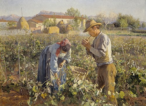 In the Vineyard, 1898, Elin Danielson-Gambogi