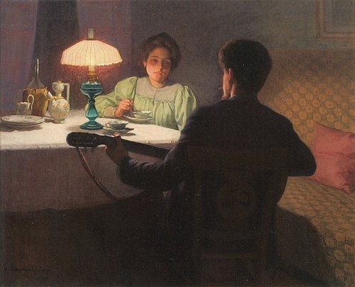Evening Spell (After Dinner), 1900, Elin Danielson-Gambogi