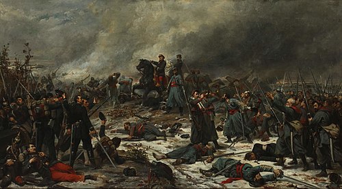 Bataille d'Auvours, le 10 janvier 1871, 1874, Lionel Royer