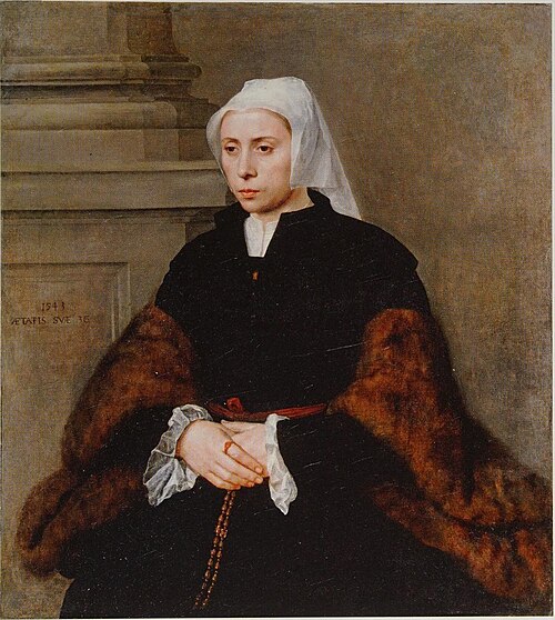 Portrait of a 36-year-old woman, 1543, Willem Key