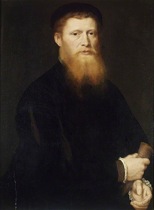 Half-length Portrait of a bearded Man, , Willem Key