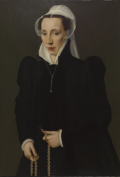 Portrait of a Woman with a Pomander, 1560, Willem Key
