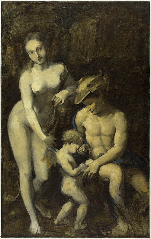 Mercure, Vénus et l'Amour, d'après Corrège, 1872, Jean-Baptiste Carpeaux