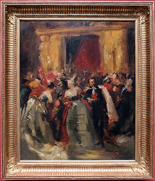 Bal costumé au palais des Tuileries, 1867, Jean-Baptiste Carpeaux
