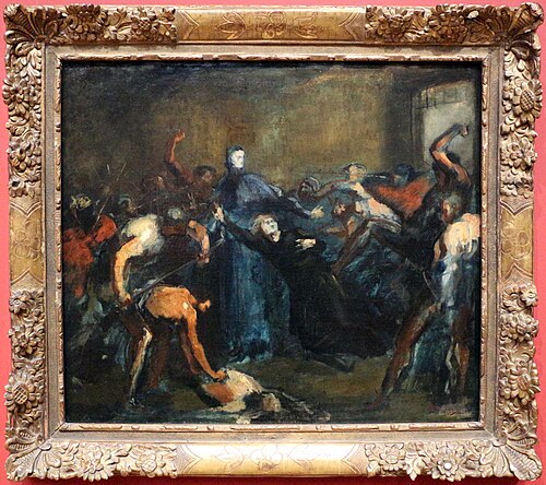 Monseigneur Darboy dans sa prison, 1871, Jean-Baptiste Carpeaux