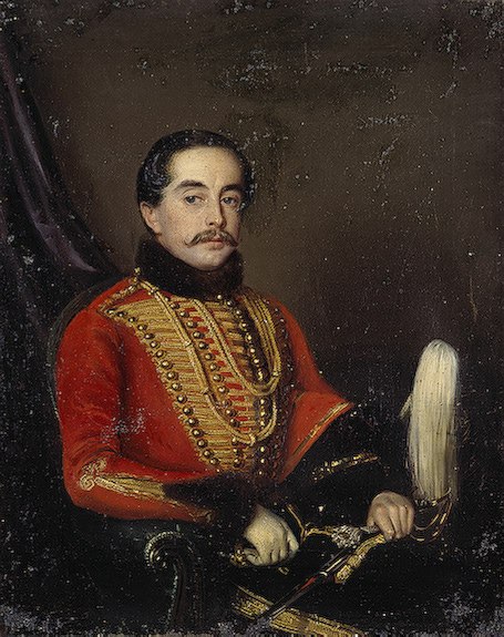 Portrait of Konstantin Monsey, 1848, Robert Schwede