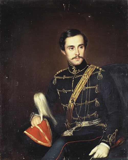 Portrait of Nikolai Monsey, 1848, Robert Schwede