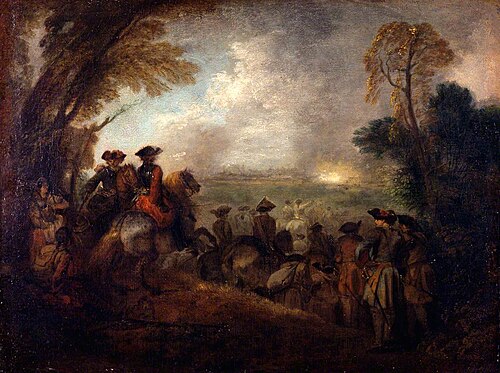 Le défilé, 1709, Antoine Watteau