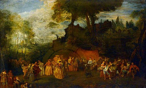 Les noces, , Antoine Watteau