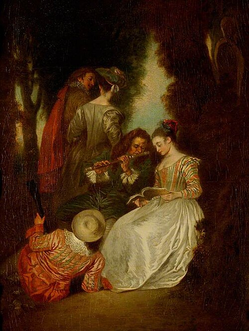 The Perfect Accord, 1719, Antoine Watteau