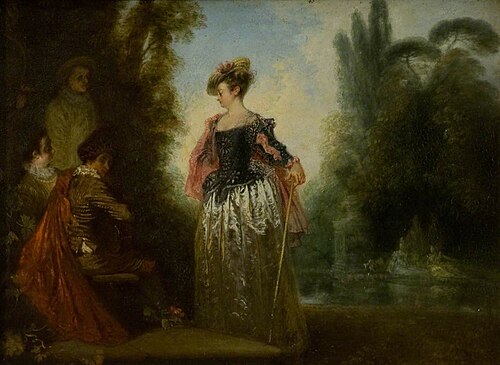 L'aventuriere, , Antoine Watteau