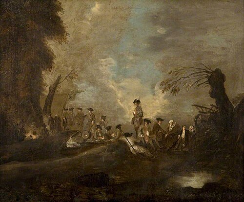 Detachment Resting, , Antoine Watteau
