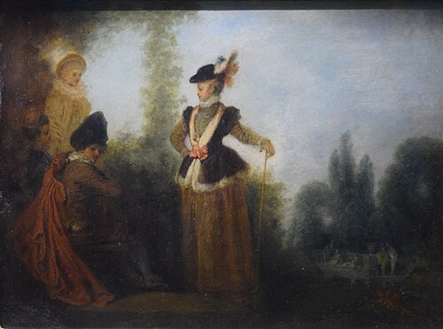 L'Aventurière, 1713, Antoine Watteau