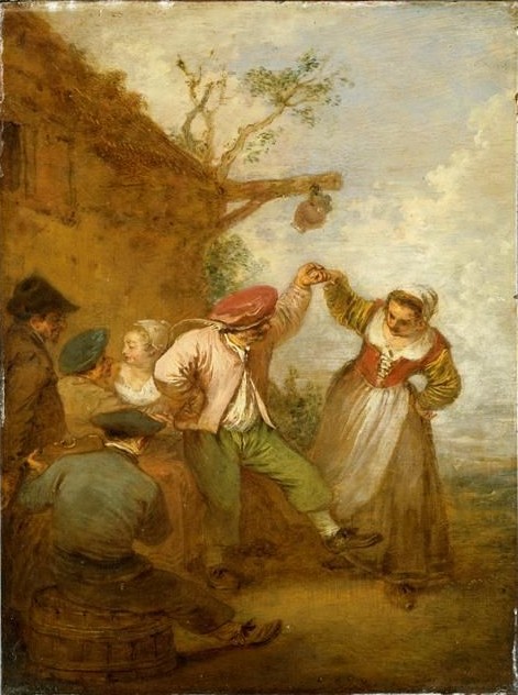 La Vraie Gaieté, 1721, Antoine Watteau