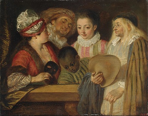 Les Acteurs de la Comédie-Française, 1710, Antoine Watteau