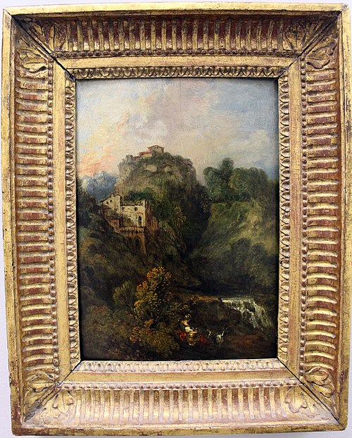 Paysage à la chèvre, 1716, Antoine Watteau