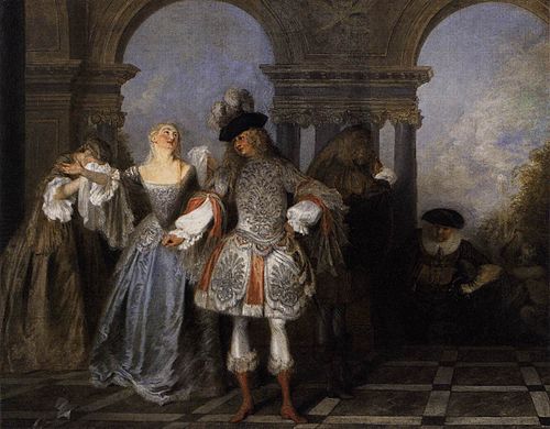 The French Comedians, 1720, Antoine Watteau