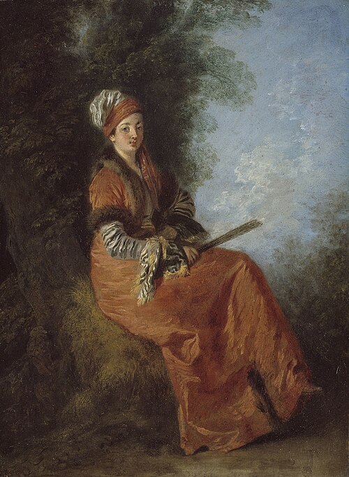 La Rêveuse, 1715, Antoine Watteau