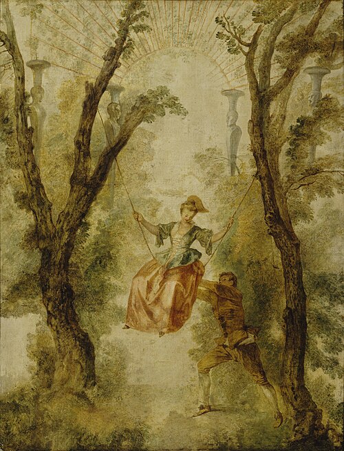 The Swing, 1712, Antoine Watteau