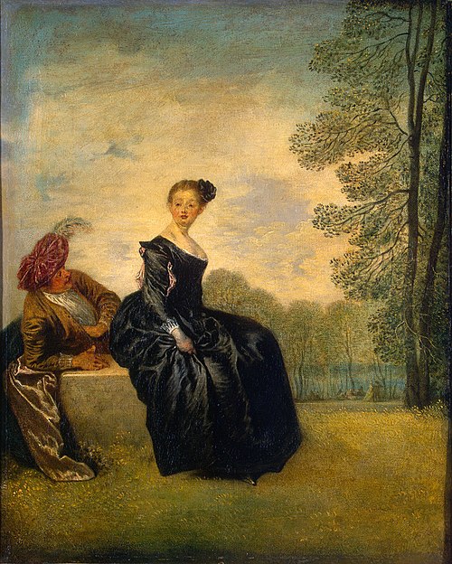 La Boudeuse, 1718, Antoine Watteau