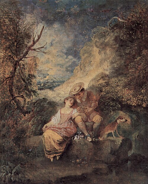 The Robber of the Sparrow's Nest, 1712, Antoine Watteau