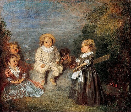 Heureux age! Age d'or, 1718, Antoine Watteau