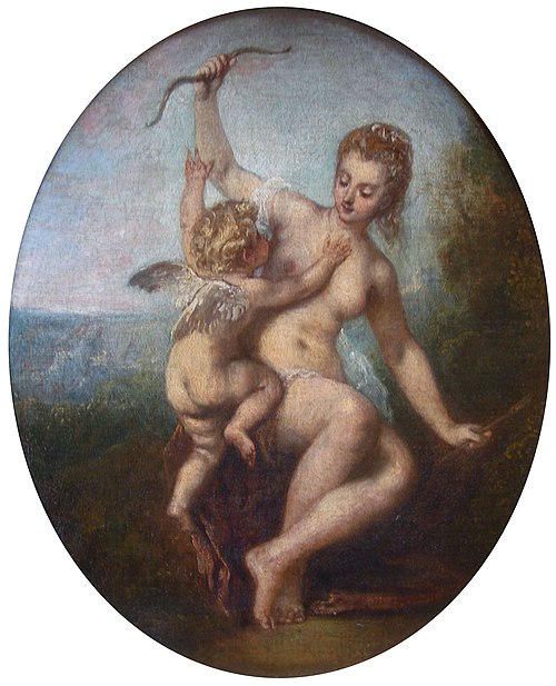 L'Amour désarmé, 1715, Antoine Watteau