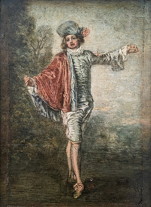 L'Indifférent, 1717, Antoine Watteau