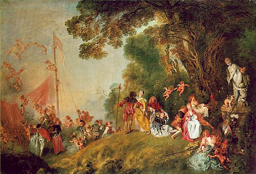 Pèlerinage à l'île de Cythère, 1719, Antoine Watteau