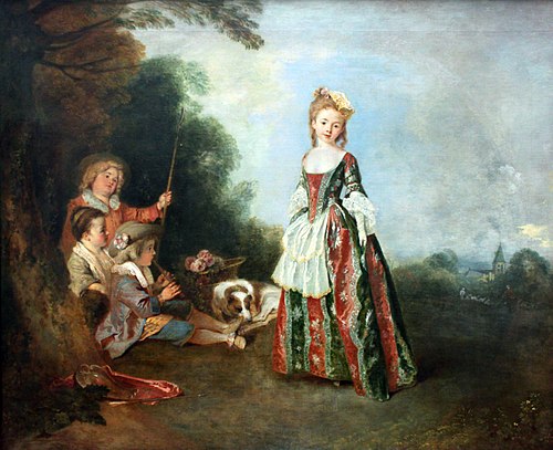 La danse, 1709, Antoine Watteau