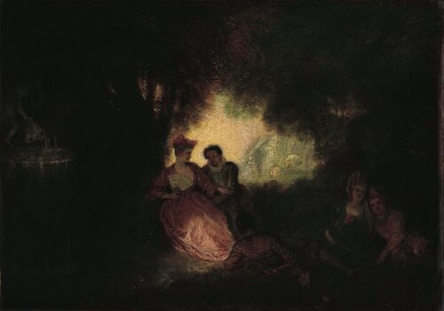 Plaisir d'été, 1715, Antoine Watteau
