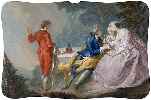Fête galante: Conversation Piece, , Antoine Watteau