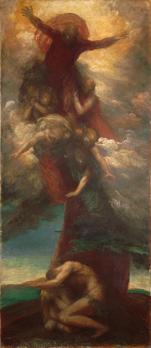 The Denunciation of Adam and Eve, , George Frederic Watts