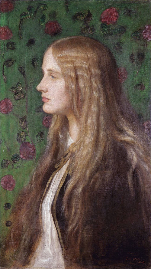 Edith Villiers, later Countess of Lytton who was Vicereine of India, 1862, George Frederic Watts