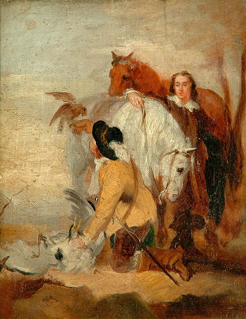 The Falconer, 1835, George Frederic Watts