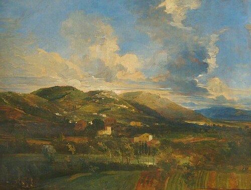 Fiesole, Tuscany, 1844, George Frederic Watts
