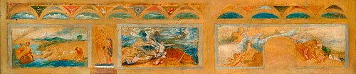 Study for Carlton House Terrace Frescoes, 1853, George Frederic Watts