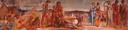 Achilles and Briseis, 1859, George Frederic Watts