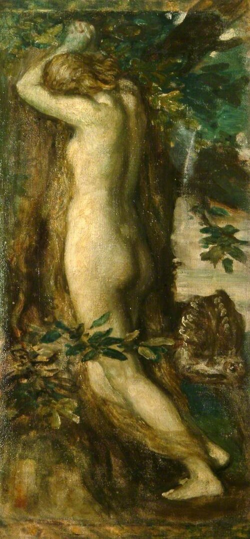 Eve Repentant, , George Frederic Watts