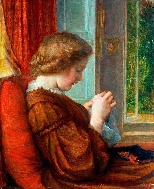 The Window Seat, 1861, George Frederic Watts