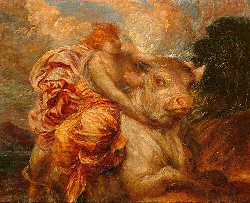 Europa and the Bull, , George Frederic Watts