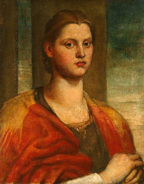 A Fair Saxon, 1869, George Frederic Watts