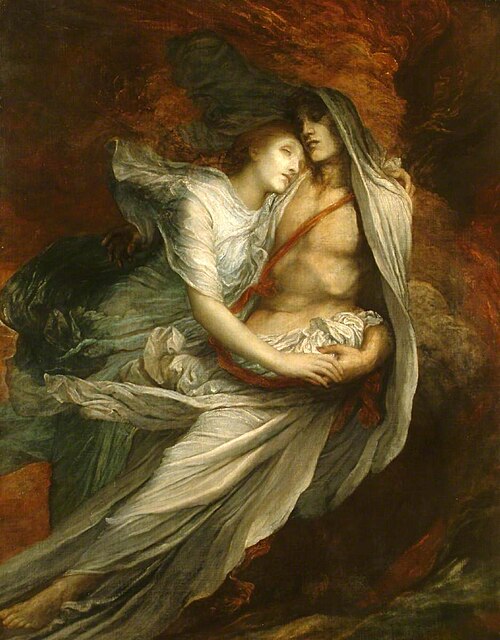 Paolo and Francesca, 1873, George Frederic Watts