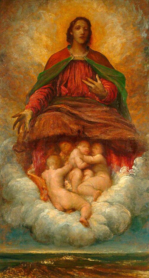 The Spirit of Christianity, 1873, George Frederic Watts