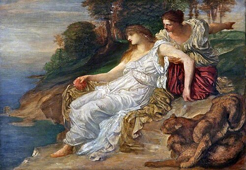 Ariadne in Naxos, 1880, George Frederic Watts