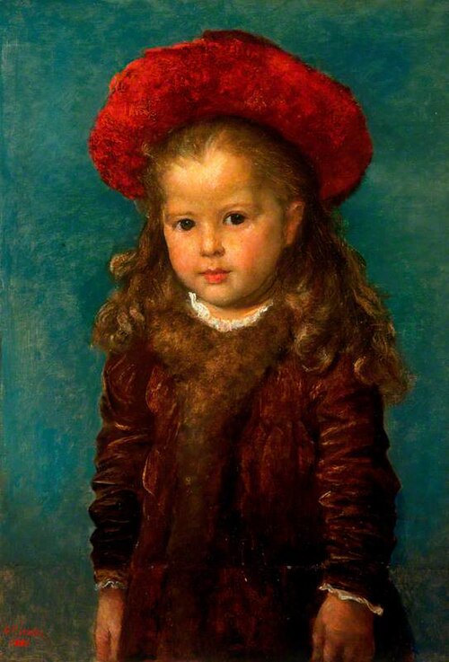 Zoe Ionides (1877–1973), 1881, George Frederic Watts