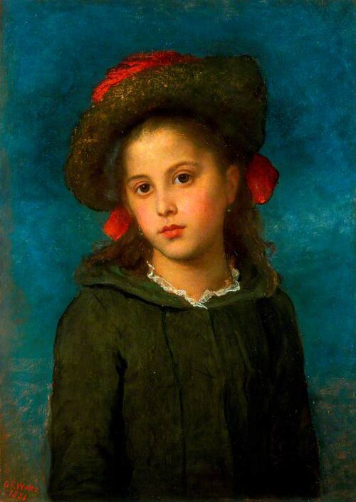 Helen Euphrosyne Ionides (1871–1967), 1881, George Frederic Watts