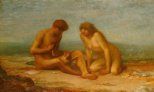 Tasting the First Oyster, 1882, George Frederic Watts